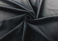 160cm 탄력 있는 내복 안대기 직물 검정 200GSM 85% 폴리에스테 뜨개질을 하기