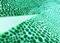 210GSM 가정 직물 녹색 표범 인쇄를 위한 100%년 폴리에스테 양털 물자